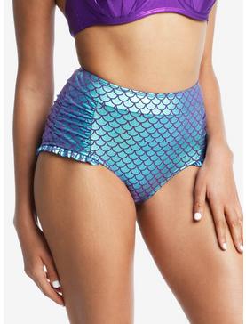 Disney The Little Mermaid Scale High-Waisted Swim Bottoms, , hi-res