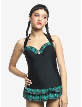 Harry Potter Slytherin Plaid Swimsuit | Hot Topic