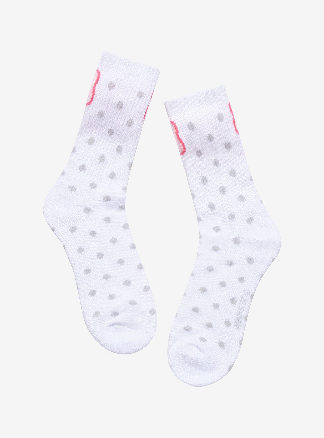 Hello Kitty Plush Head Crew Socks, , alternate
