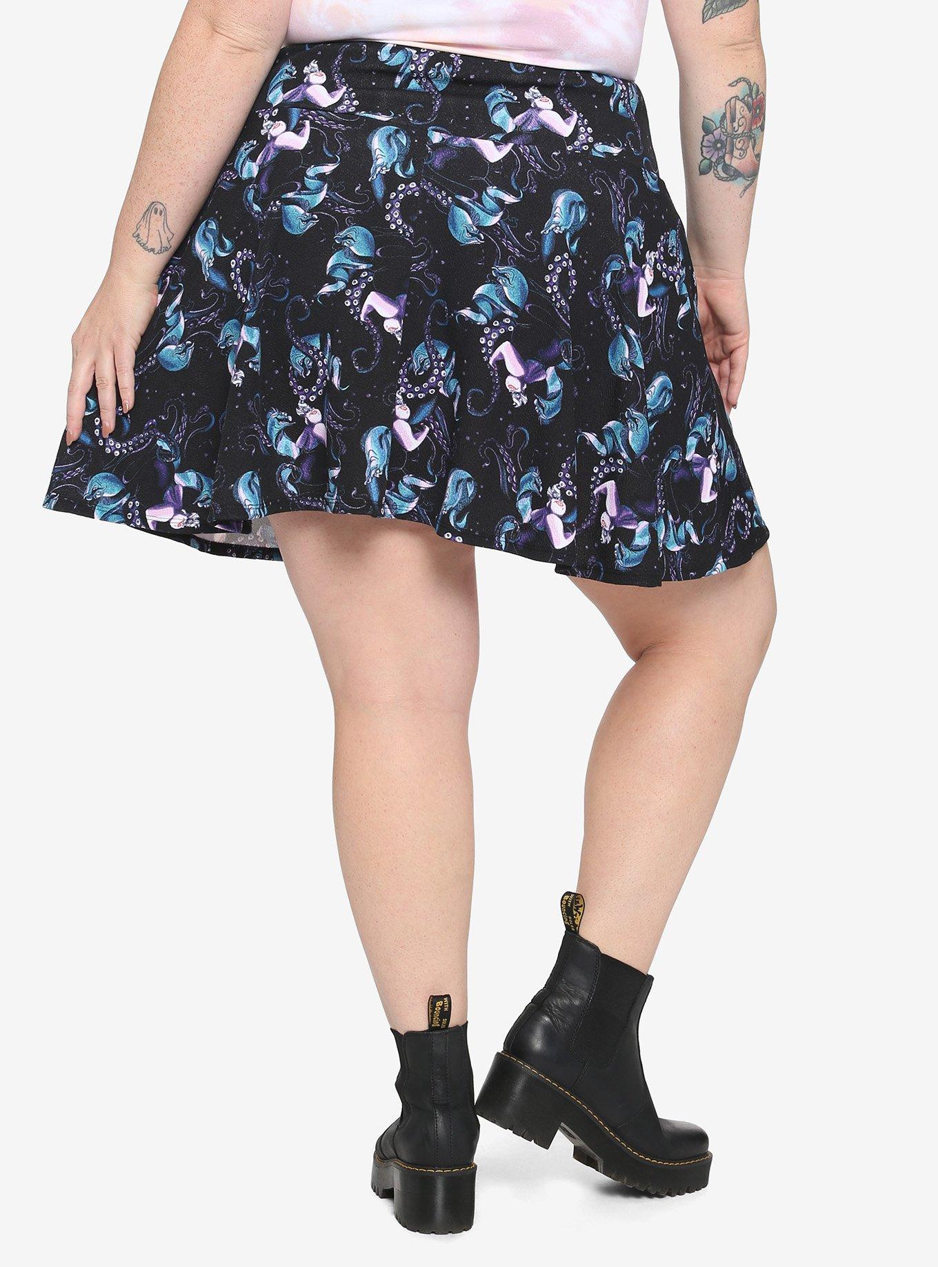 Disney Villains Ursula Lace-Up Skirt Plus Size, MULTI, alternate