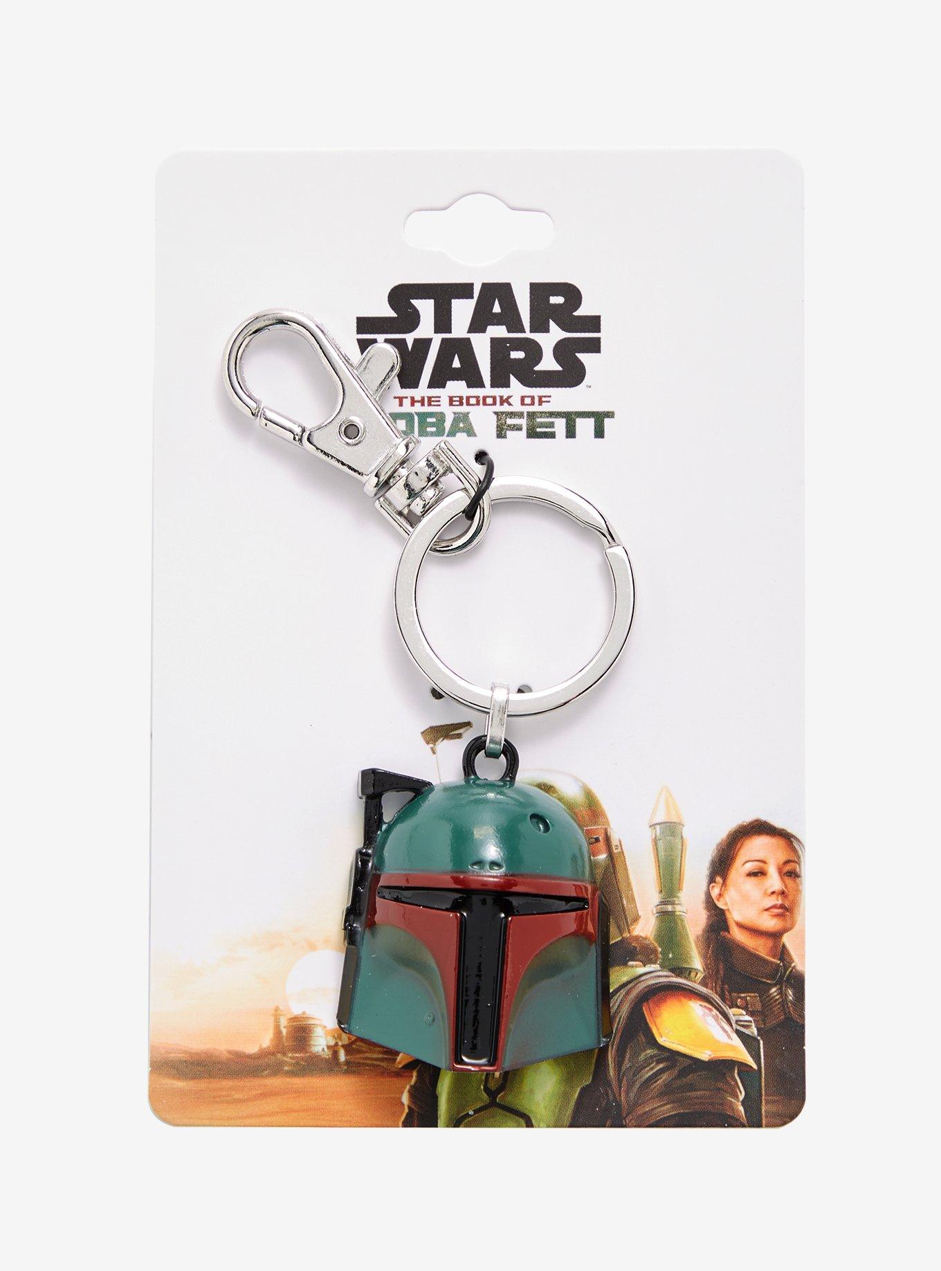 Star Wars The Book of Boba Fett Boba Fett Helmet 3D Keychain - BoxLunch Exclusive, , alternate
