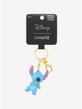 Loungefly Disney Lilo & Stitch Stitch Eating Lemon 3D Keychain - BoxLunch Exclusive, , alternate