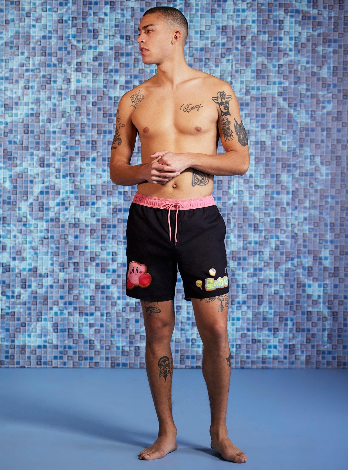 Kirby Sweets Swim Trunks, PINK, alternate