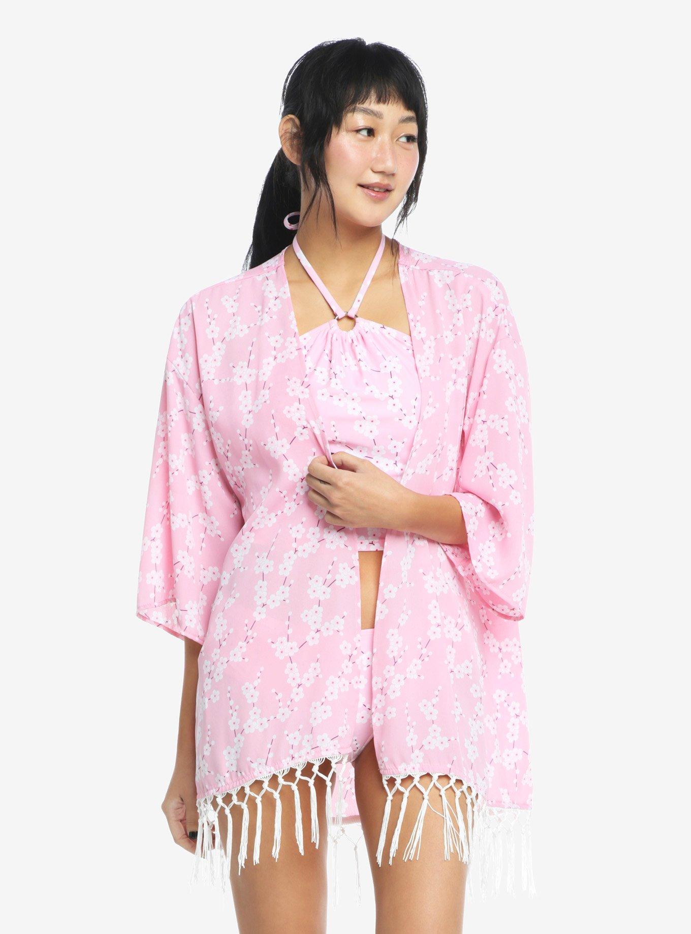 Cherry Blossom Duster Cover-Up, MULTI, alternate