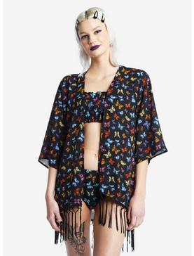 Rainbow Butterfly Duster Cover-Up, , hi-res