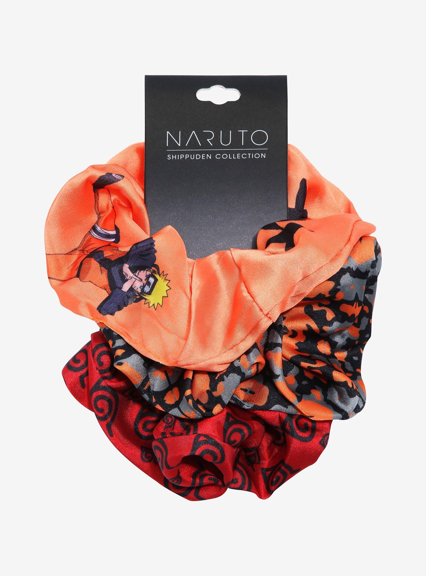 Naruto Shippuden Naruto Uzumaki Scrunchy Set - BoxLunch Exclusive, , alternate