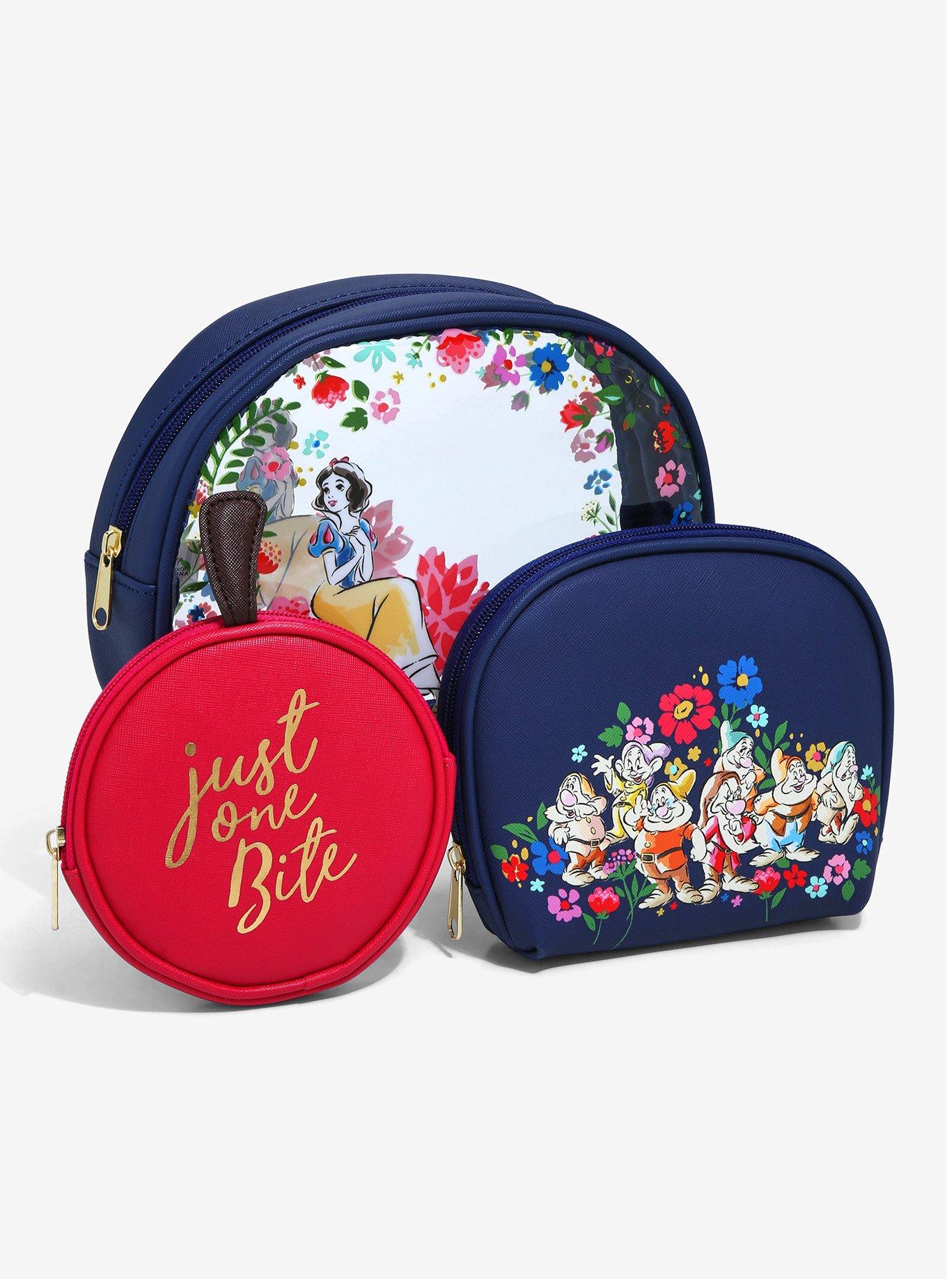 Disney Snow White and the Seven Dwarfs Just One Bite Cosmetic Bag Set - BoxLunch Exclusive, , alternate