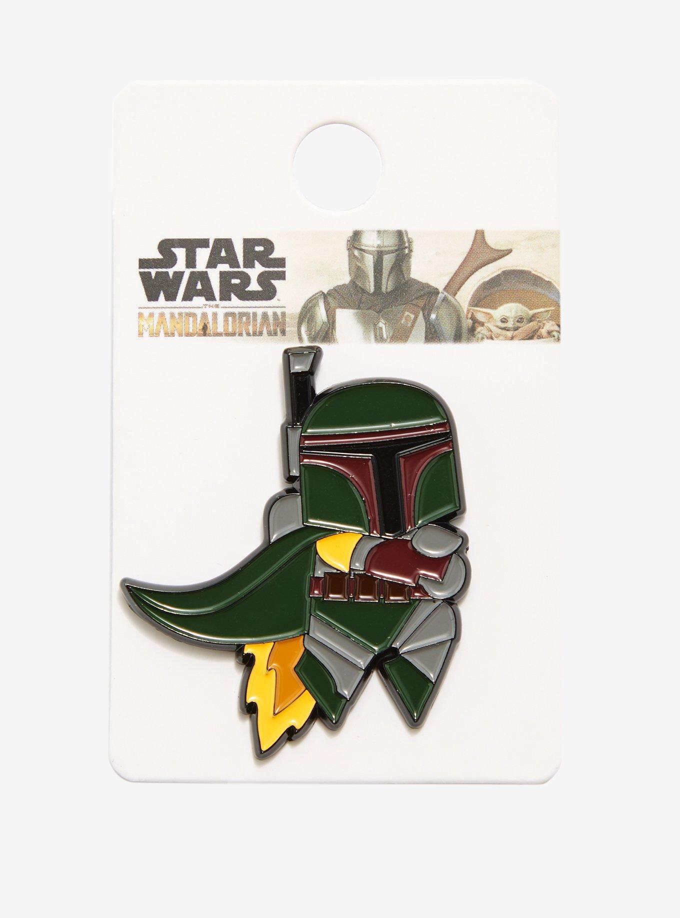 Star Wars Chibi Boba Fett Enamel Pin - BoxLunch Exclusive, , alternate