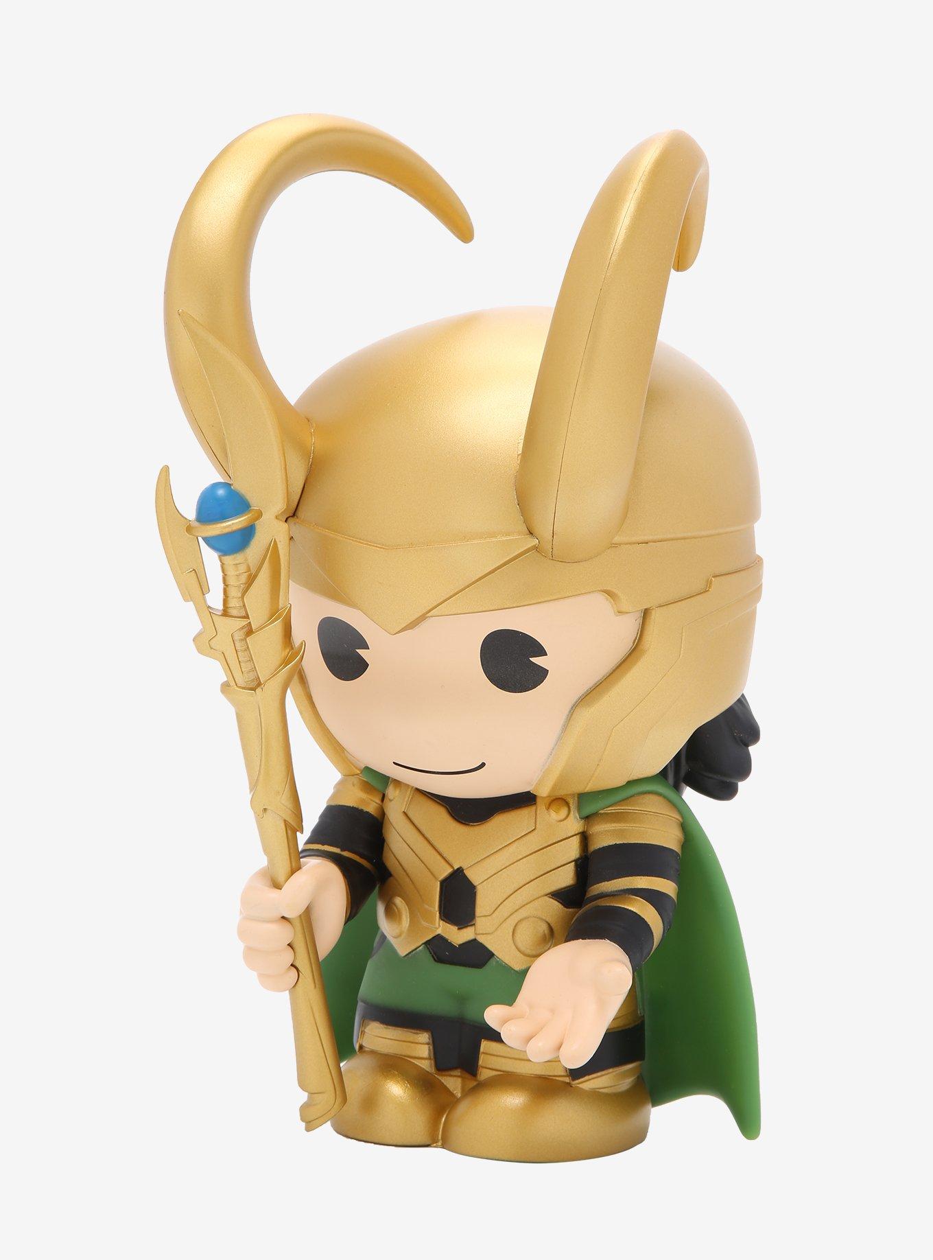 Marvel Loki Chibi Coin Bank, , alternate