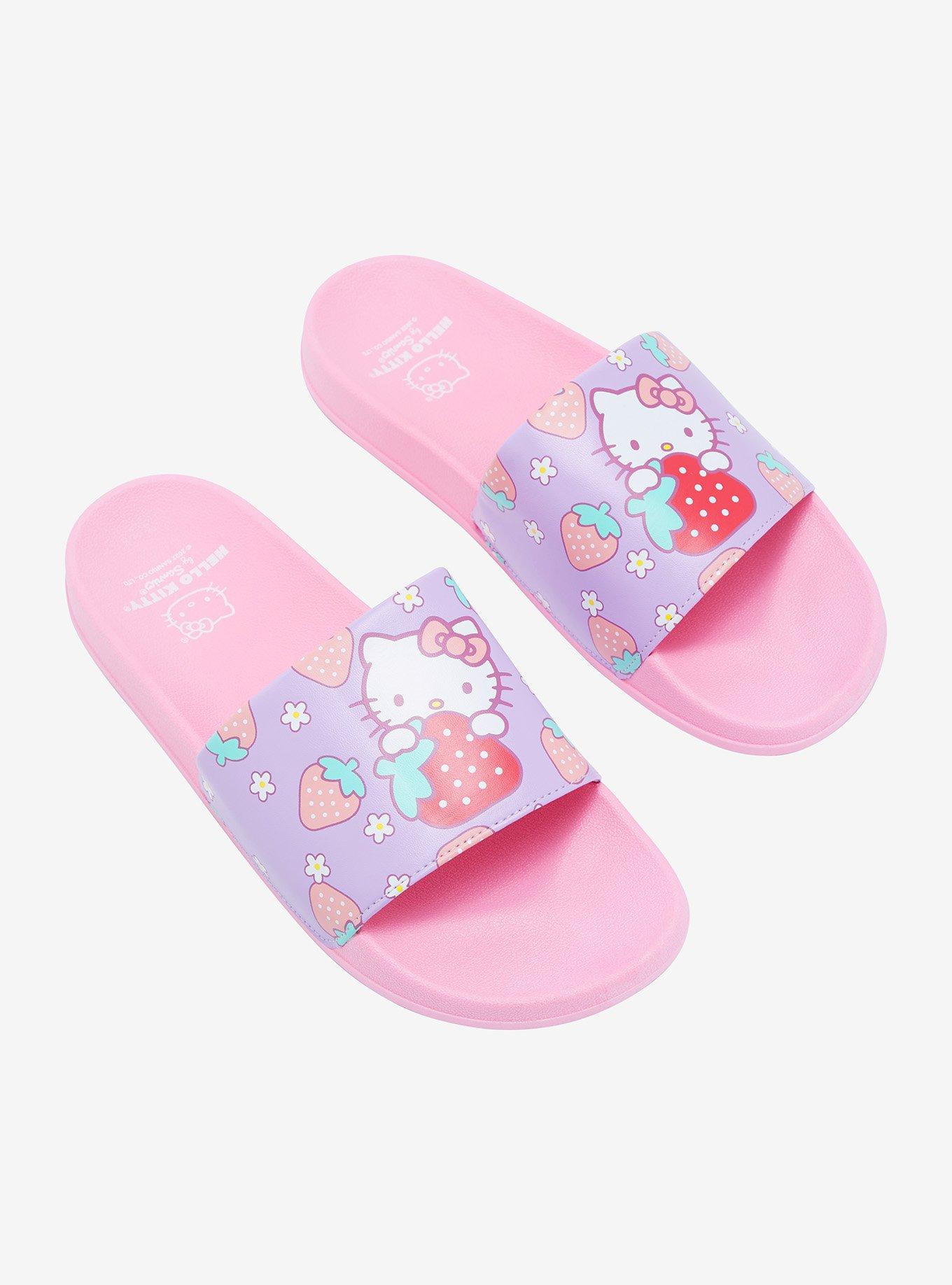 Hello Kitty Strawberry Slide Sandals, MULTI, alternate