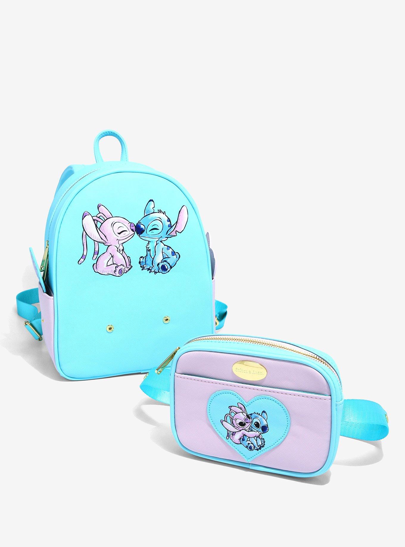 Disney Lilo & Stitch: The Series Angel & Stitch 2-in-1 Mini Backpack and Fanny Pack - BoxLunch Exclusive, , alternate