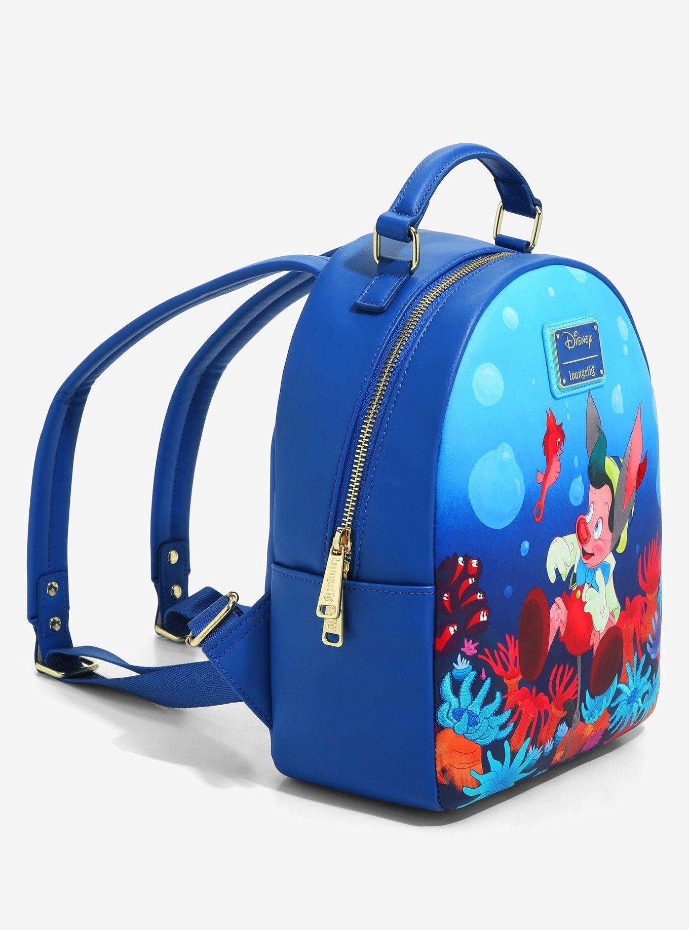 Loungefly Disney Pinocchio Underwater Mini Backpack - BoxLunch Exclusive, , alternate