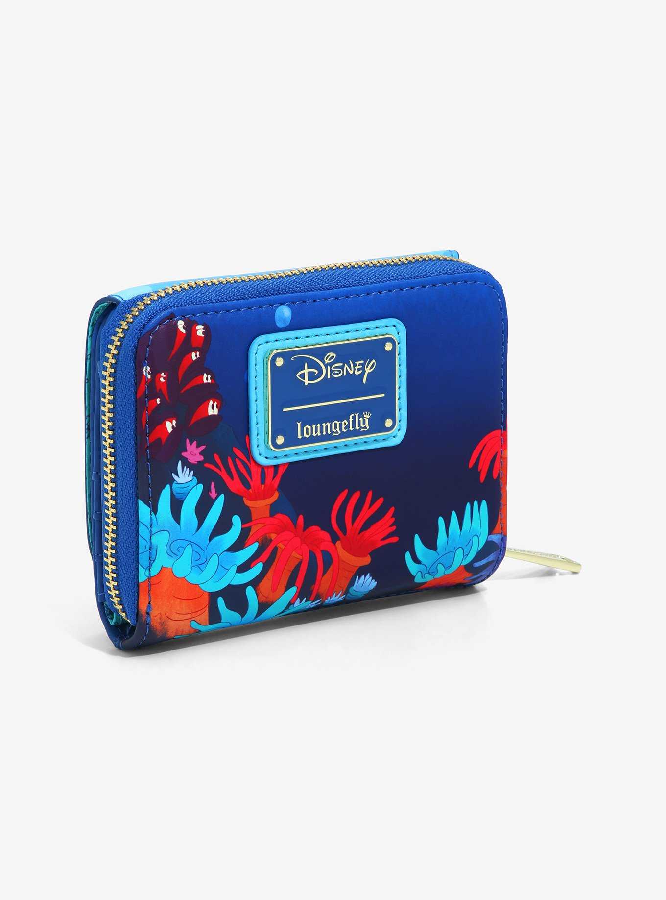 Loungefly Disney Pinocchio Underwater Small Zip Wallet - BoxLunch Exclusive, , hi-res