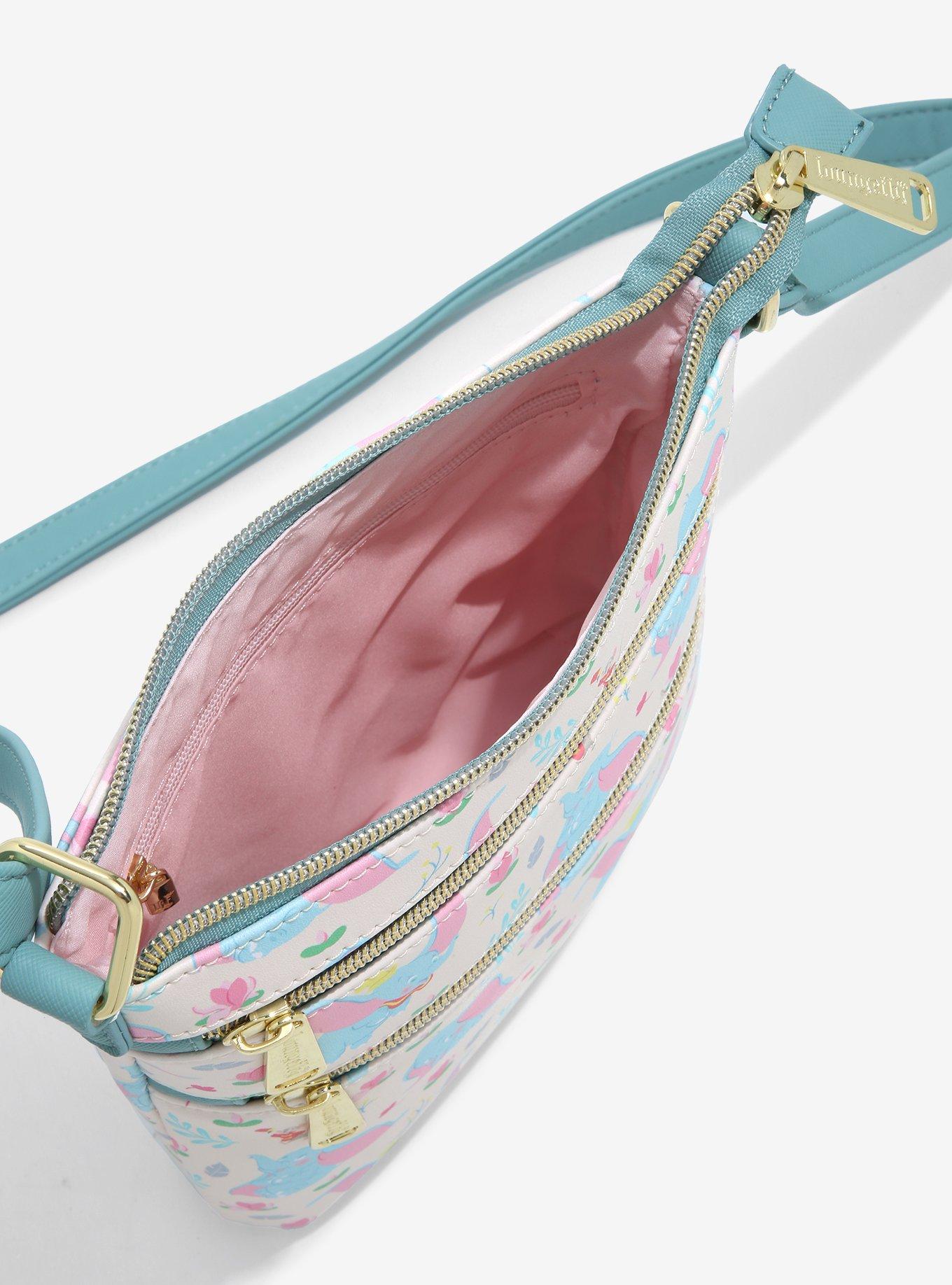 Loungefly Disney Dumbo Floral Allover Print Crossbody Bag - BoxLunch Exclusive, , alternate