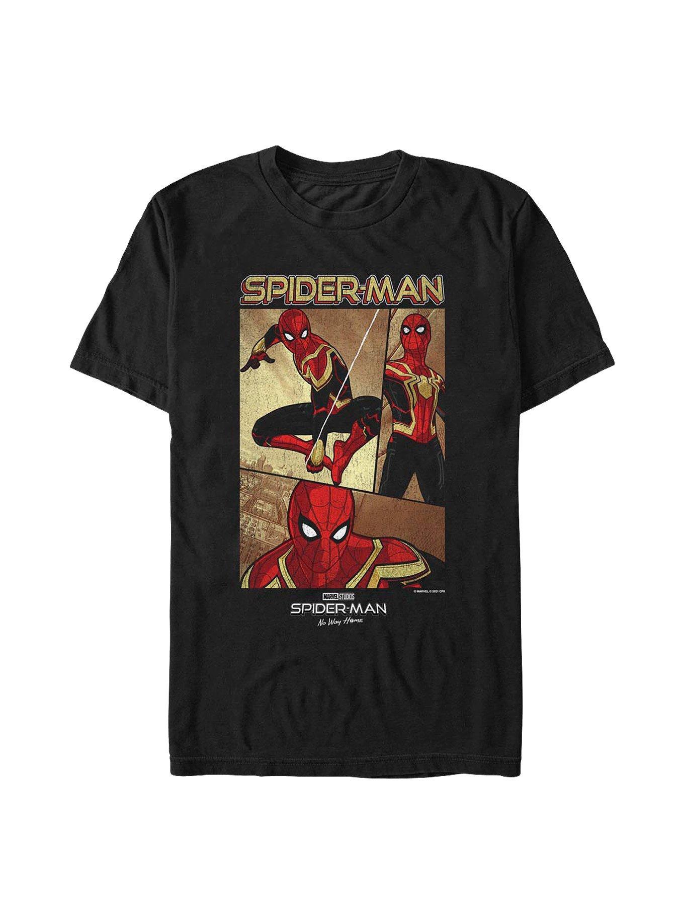Marvel Spider-Man: No Way Home Three Panel Spidey T-Shirt