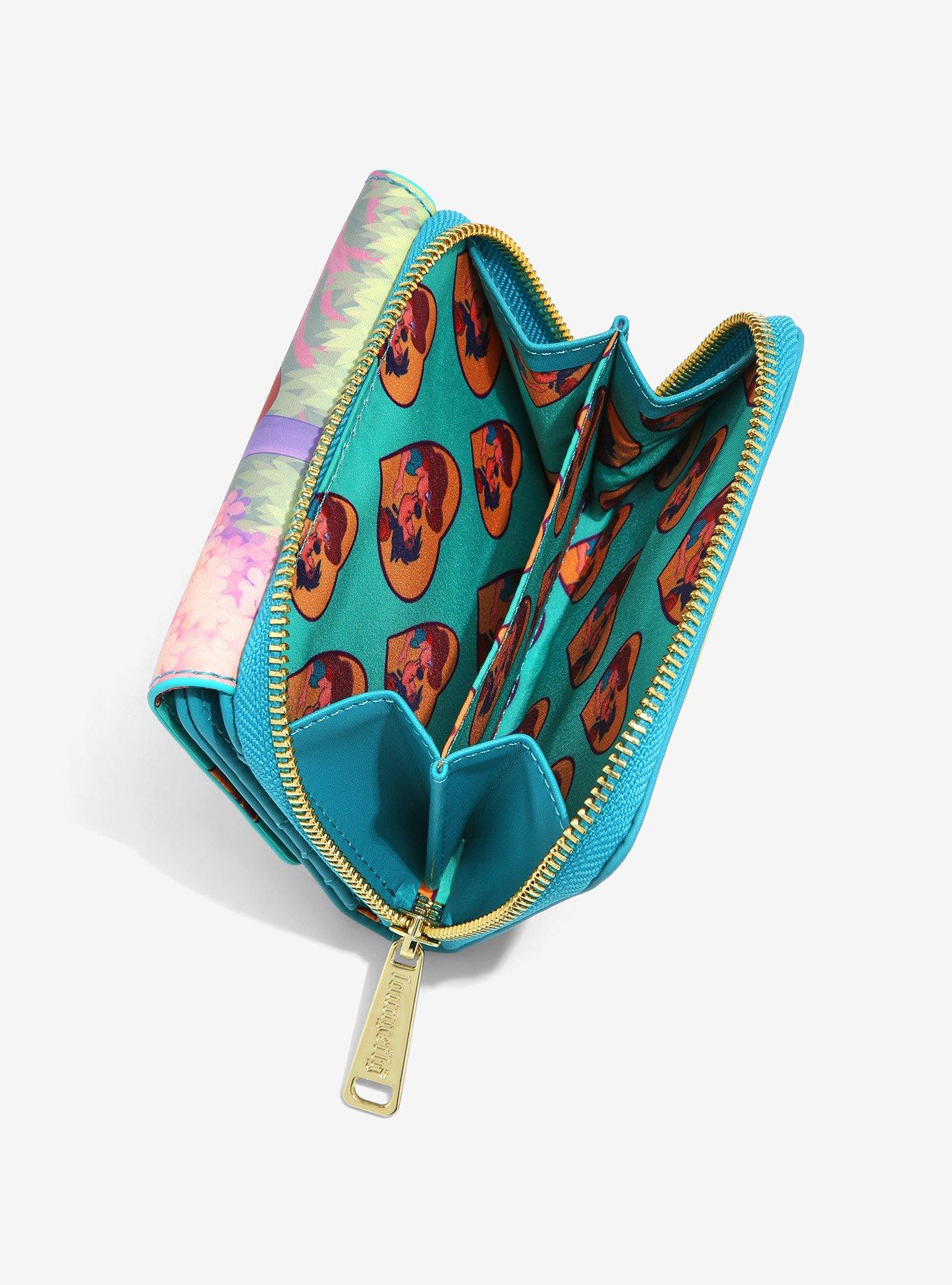 Loungefly Disney A Goofy Movie Roxanne & Max Kiss Small Zip Wallet - BoxLunch Exclusive, , alternate