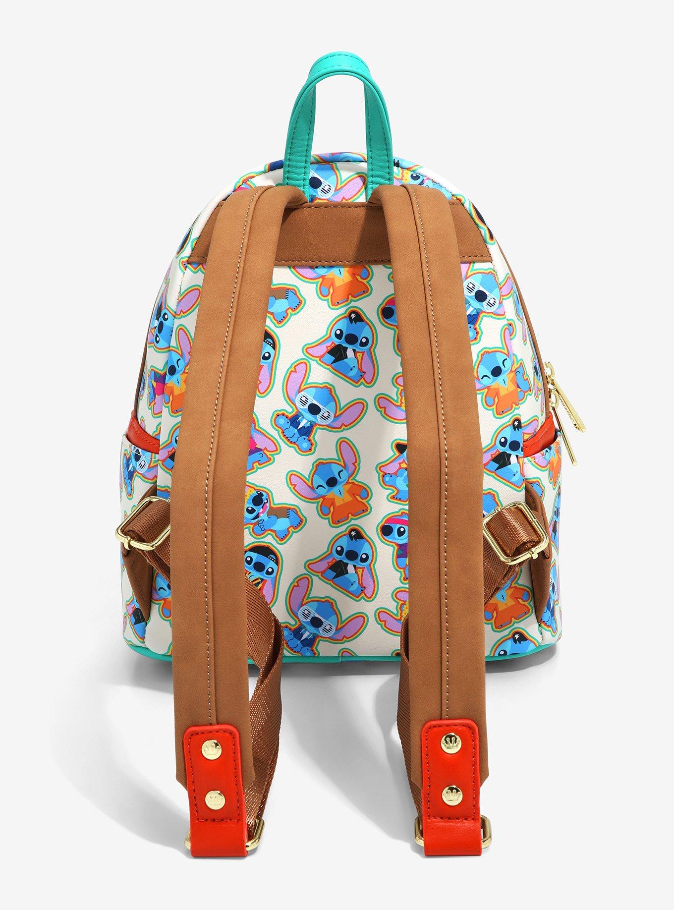 Loungefly Disney Lilo & Stitch Decade Outfits Mini Backpack 