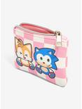 Sonic the Hedgehog & Tails Checkered Coin Purse - BoxLunch Exclusive, , alternate