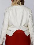 Azalea Wang Two Is Better Than One Leather Jacket Plus Size, WHITE, alternate