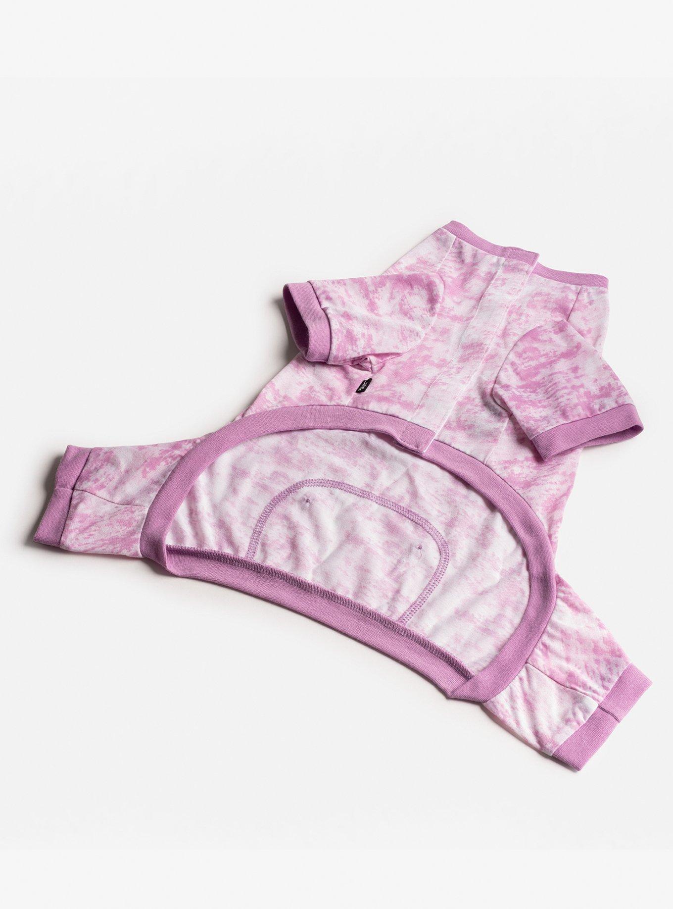 Dog Pajama Pink Tie Dye, PINK, alternate