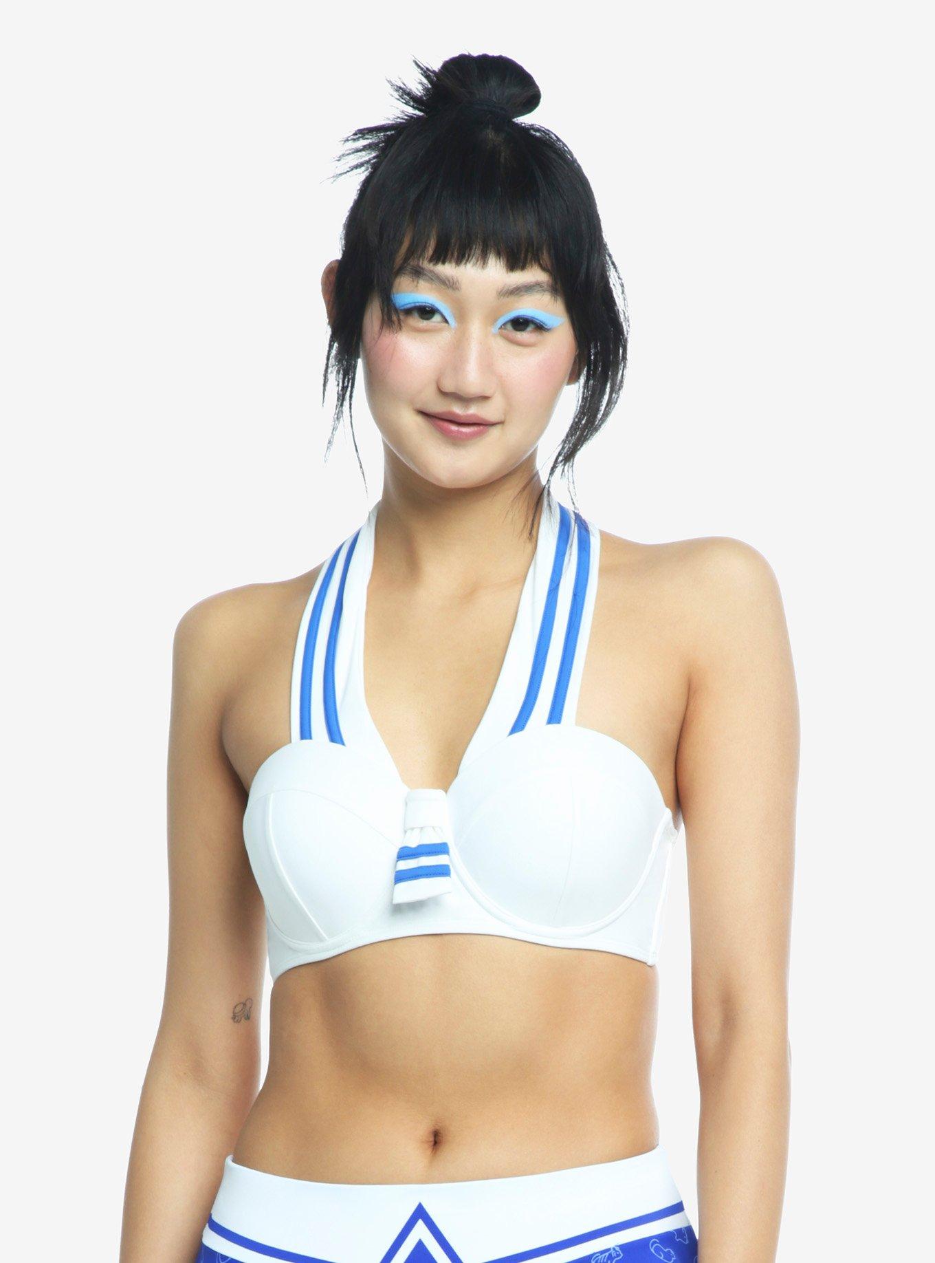 Fruits Basket School Uniform Halter Swim Top, MULTI, alternate