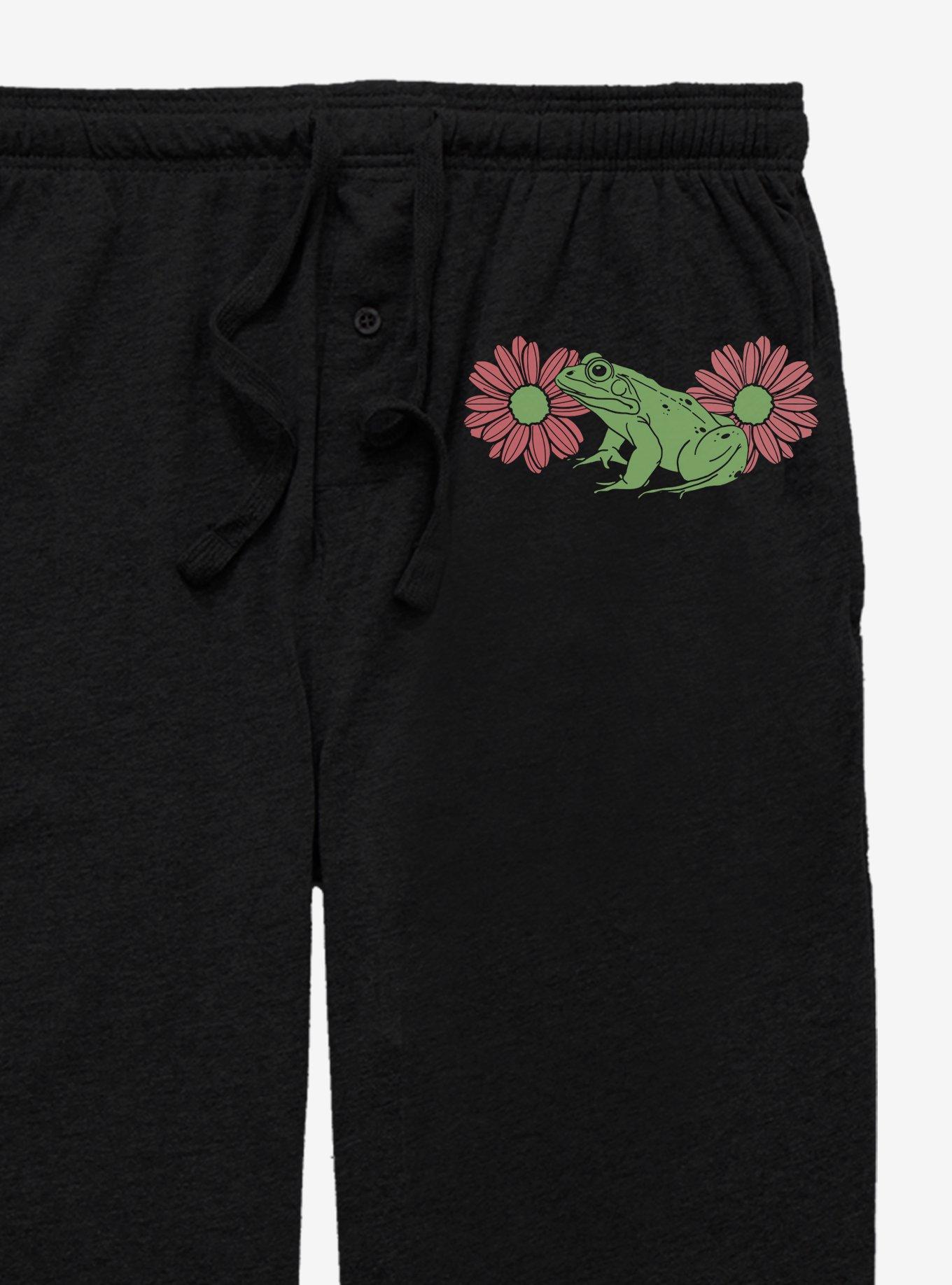 Dope Froggy Pajama Pants, BLACK, alternate