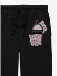Floral Boba Pajama Pants, BLACK, alternate