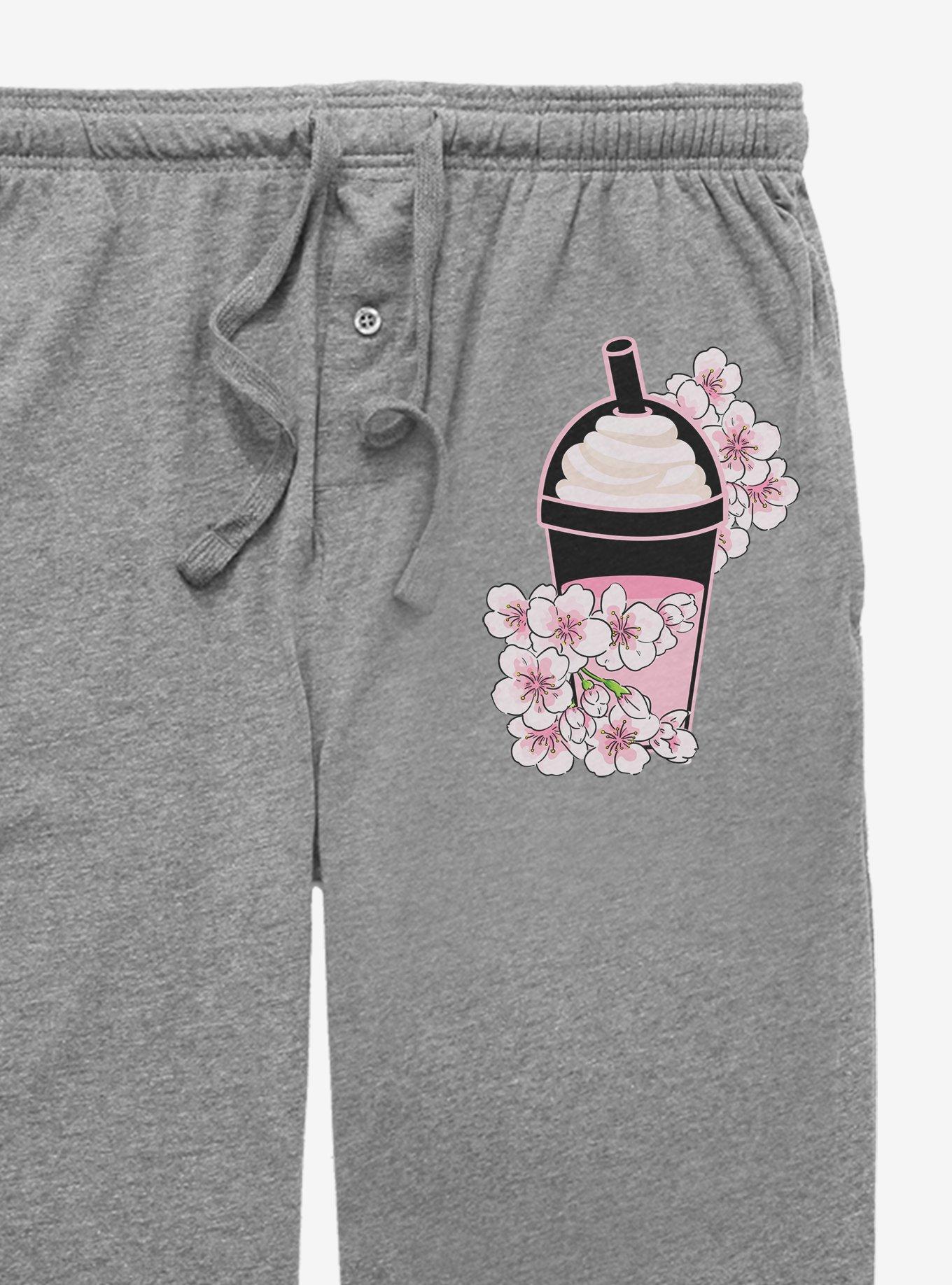 Floral Boba Pajama Pants, GRAPHITE HEATHER, alternate