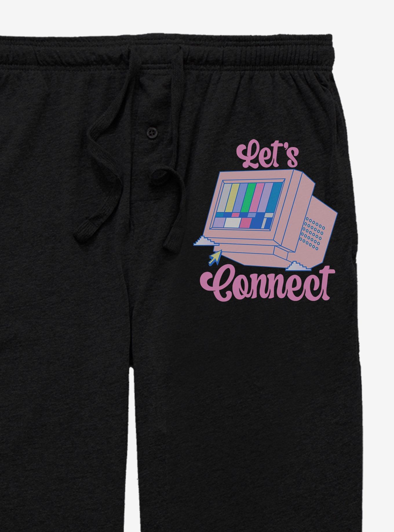 Let's Connect Pajama Pants, BLACK, alternate