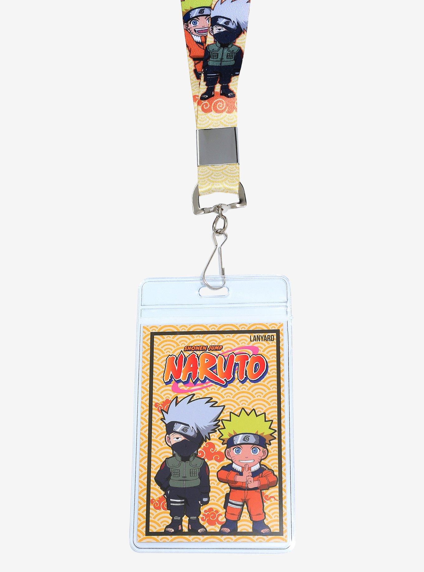 Naruto Chibi Kakashi & Naruto Lanyard - BoxLunch Exclusive, , alternate