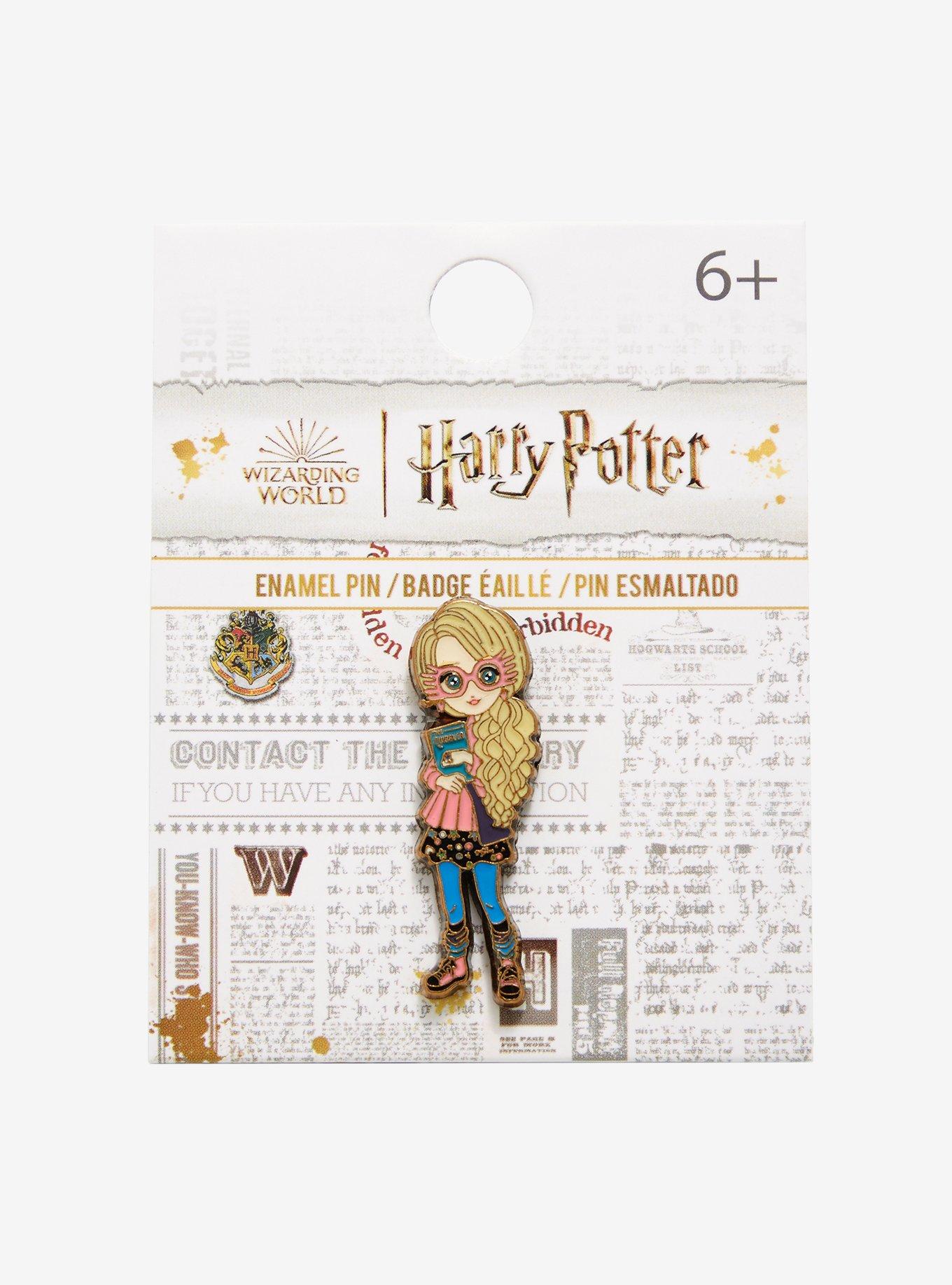 Loungefly Harry Potter Luna Lovegood Chibi Enamel Pin - BoxLunch Exclusive, , alternate