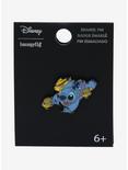 Loungefly Disney Lilo & Stitch Swimming with Stitch & Fishes Enamel Pin - BoxLunch Exclusive, , alternate
