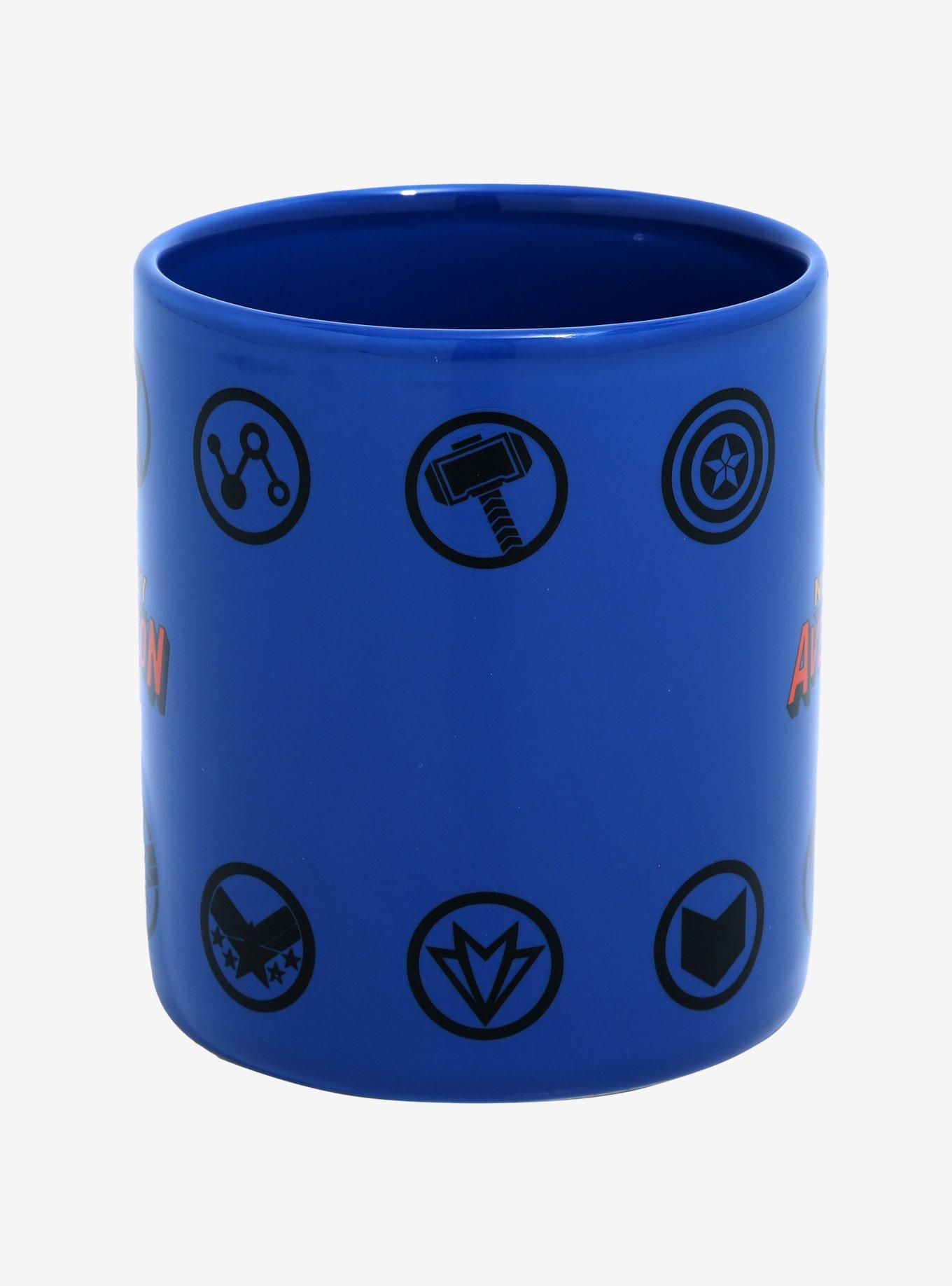 Marvel Ms. Marvel New Jersey Avengercon Logo & Avenger Icons Mug - BoxLunch Exclusive, , alternate