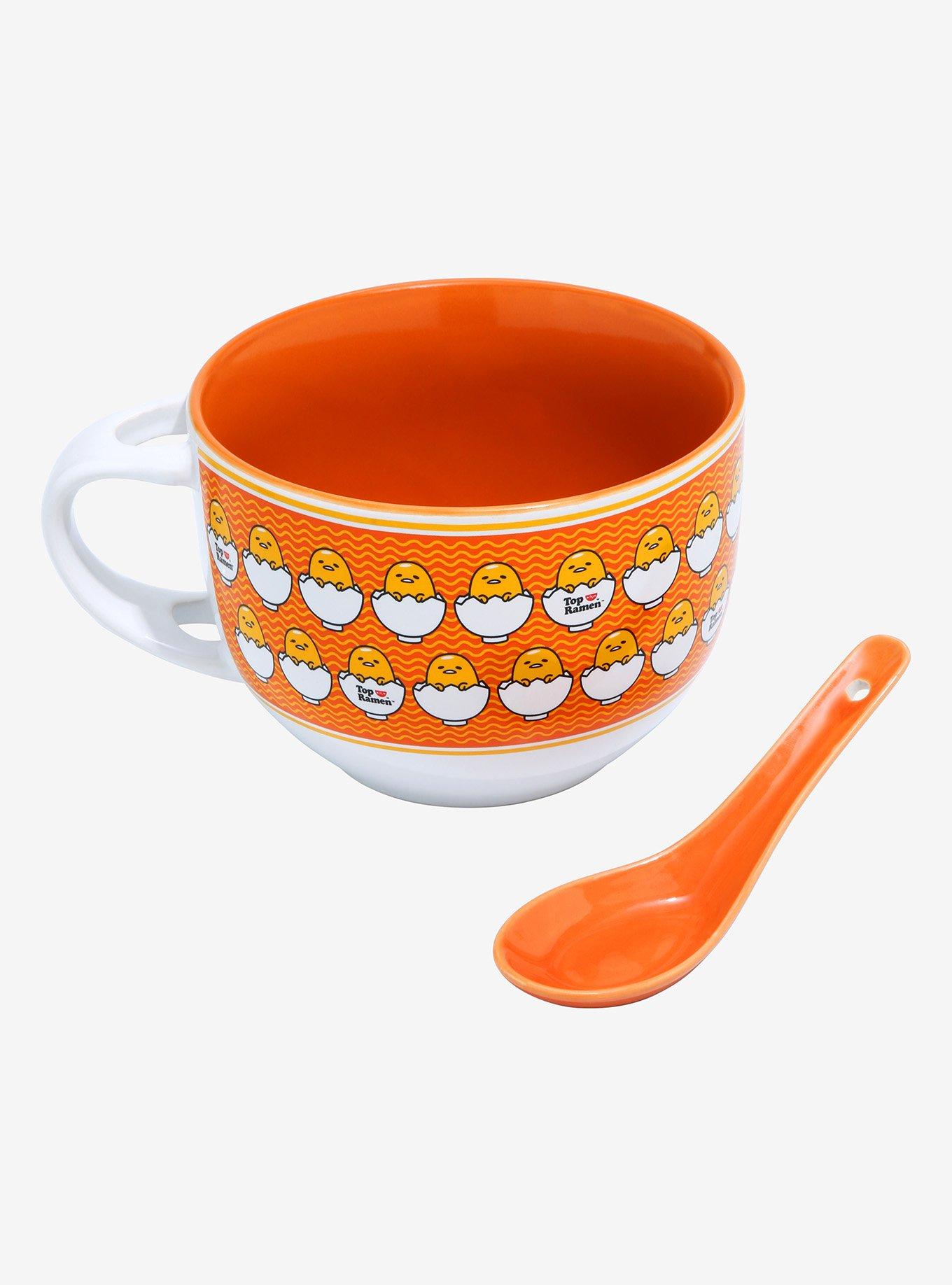 Nissin Top Ramen x Gudetama Soup Mug with Spoon, , alternate