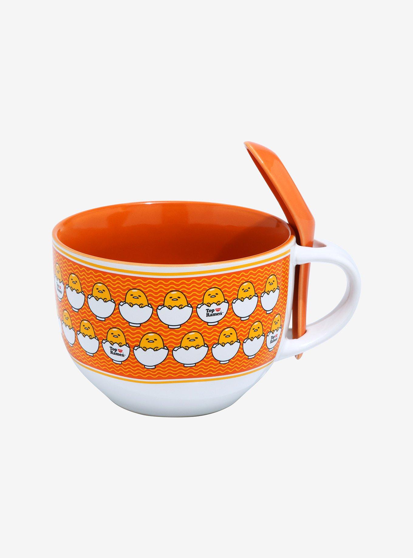 Nissin Top Ramen x Gudetama Soup Mug with Spoon, , alternate