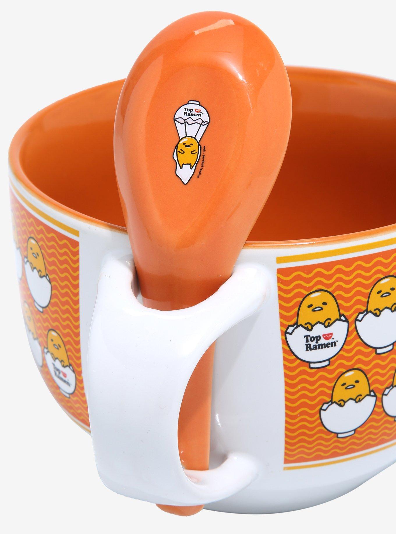 Nissin Top Ramen x Gudetama Soup Mug with Spoon, , alternate