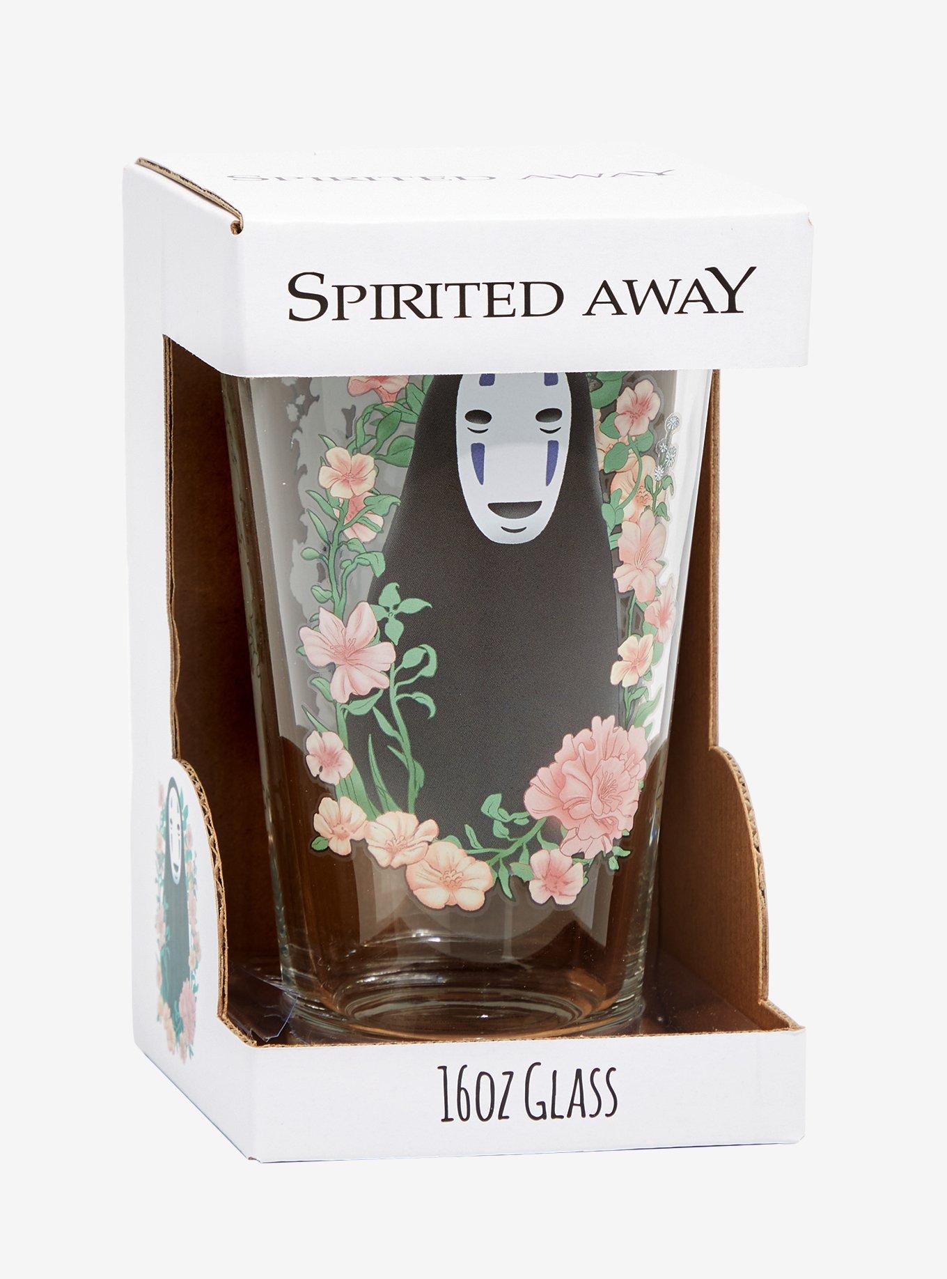 Studio Ghibli Spirited Away No-Face Floral Pint Glass - BoxLunch Exclusive, , alternate
