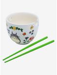 Studio Ghibli My Neighbor Totoro Forest Spirits & Flora Ramen Bowl with Chopsticks - BoxLunch Exclusive, , alternate