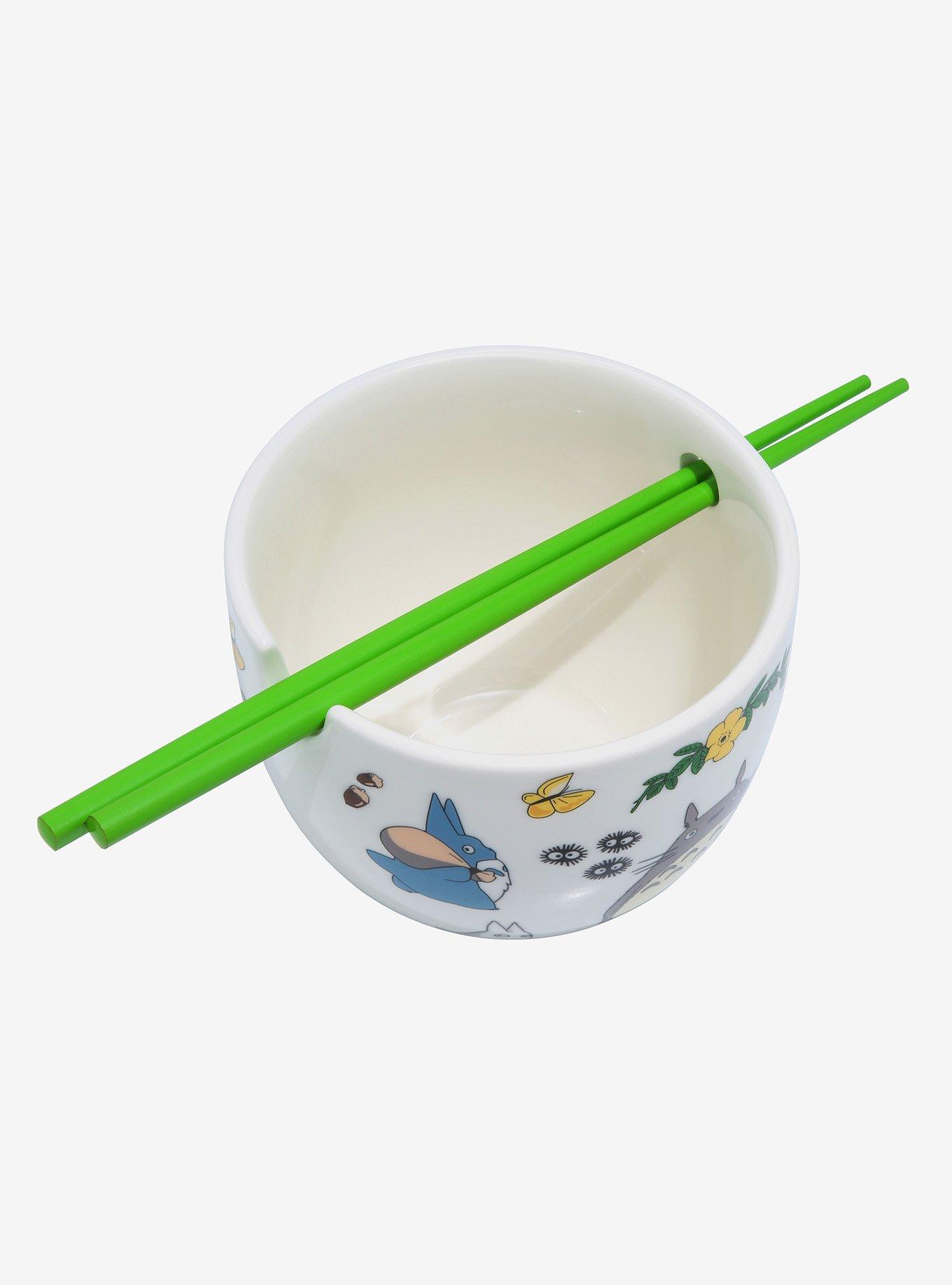 Studio Ghibli My Neighbor Totoro Forest Spirits & Flora Ramen Bowl with Chopsticks - BoxLunch Exclusive, , alternate