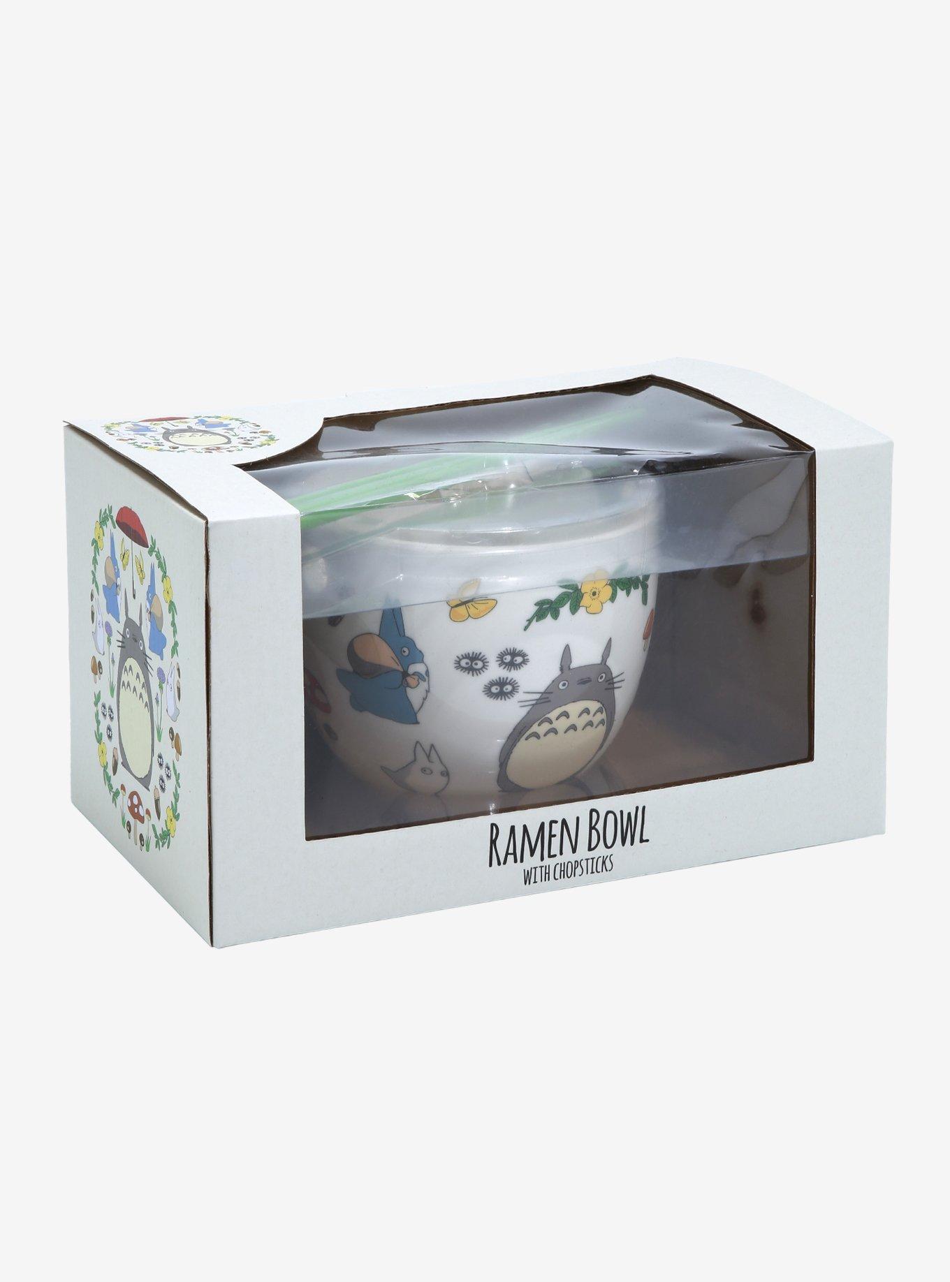 Studio Ghibli My Neighbor Totoro Forest Spirits & Flora Ramen Bowl with Chopsticks - BoxLunch Exclusive, , alternate