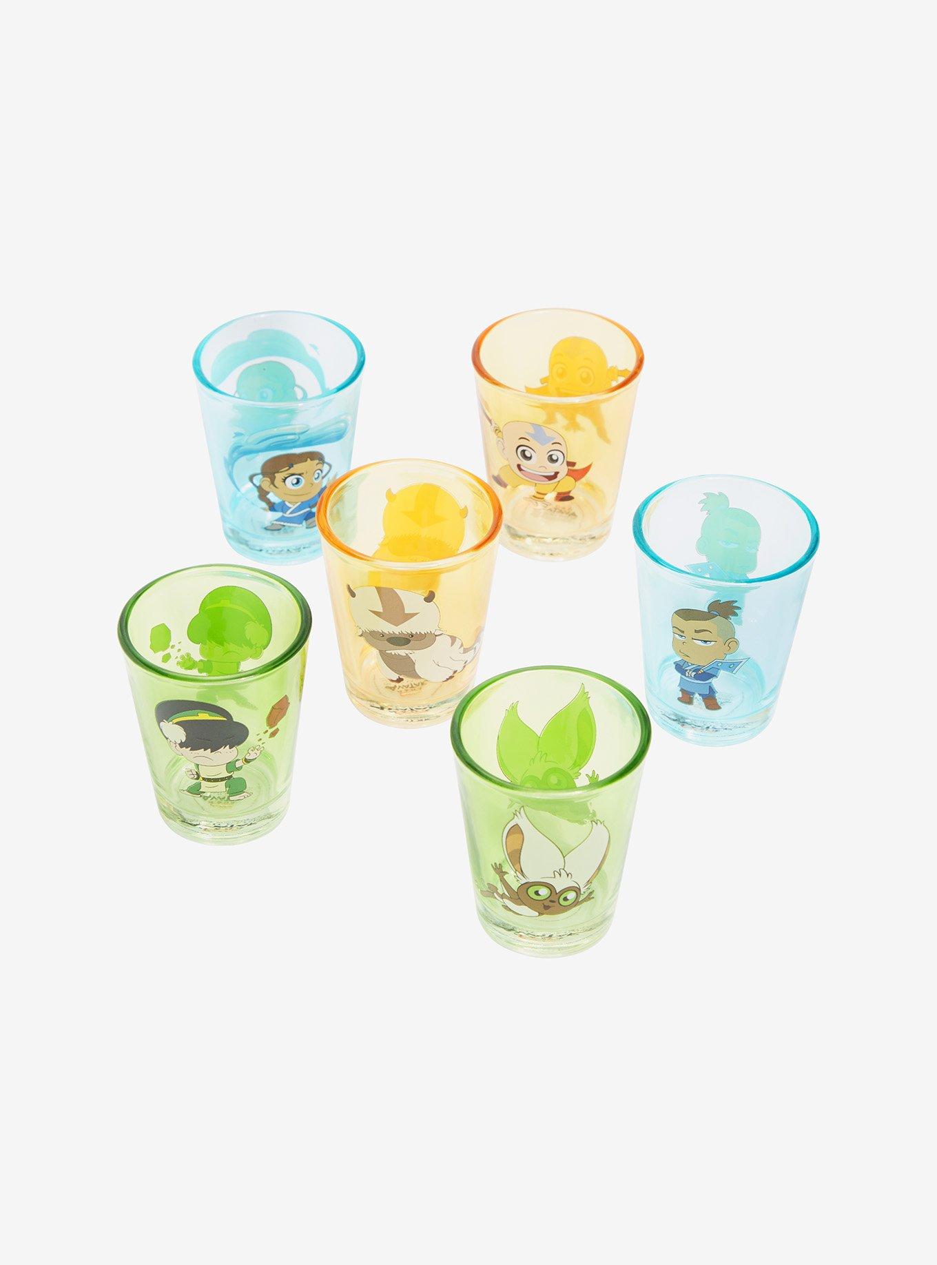 Avatar: The Last Airbender Chibi Character Mini Glass Set - BoxLunch Exclusive, , alternate