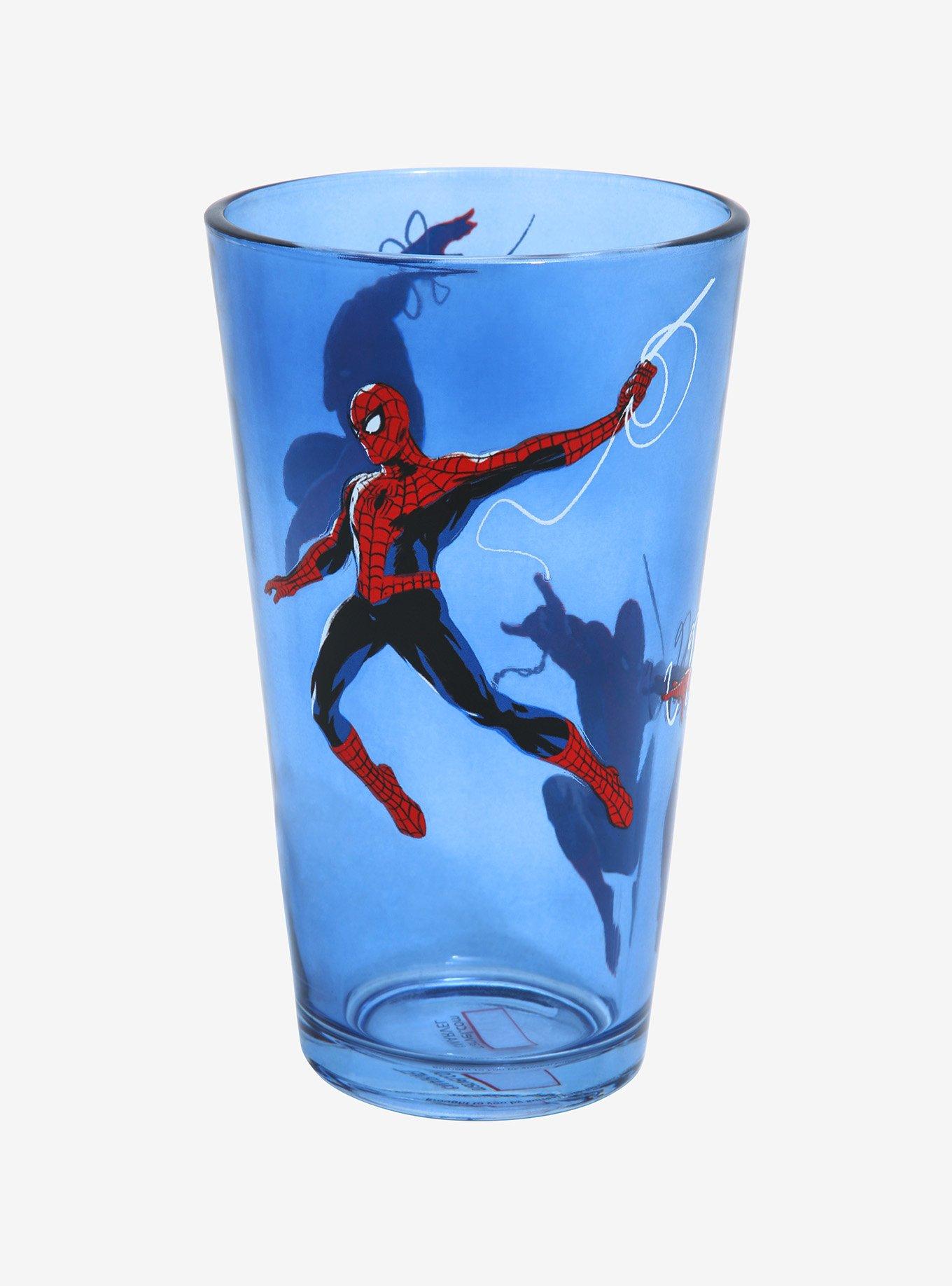 Marvel Spider-Man Swinging Spider-Man Pint Glass - BoxLunch Exclusive, , hi-res