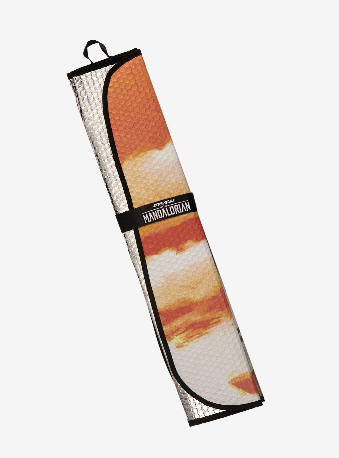 Star Wars The Mandalorian Grogu & Mando Sunset Portrait Sunshade, , alternate