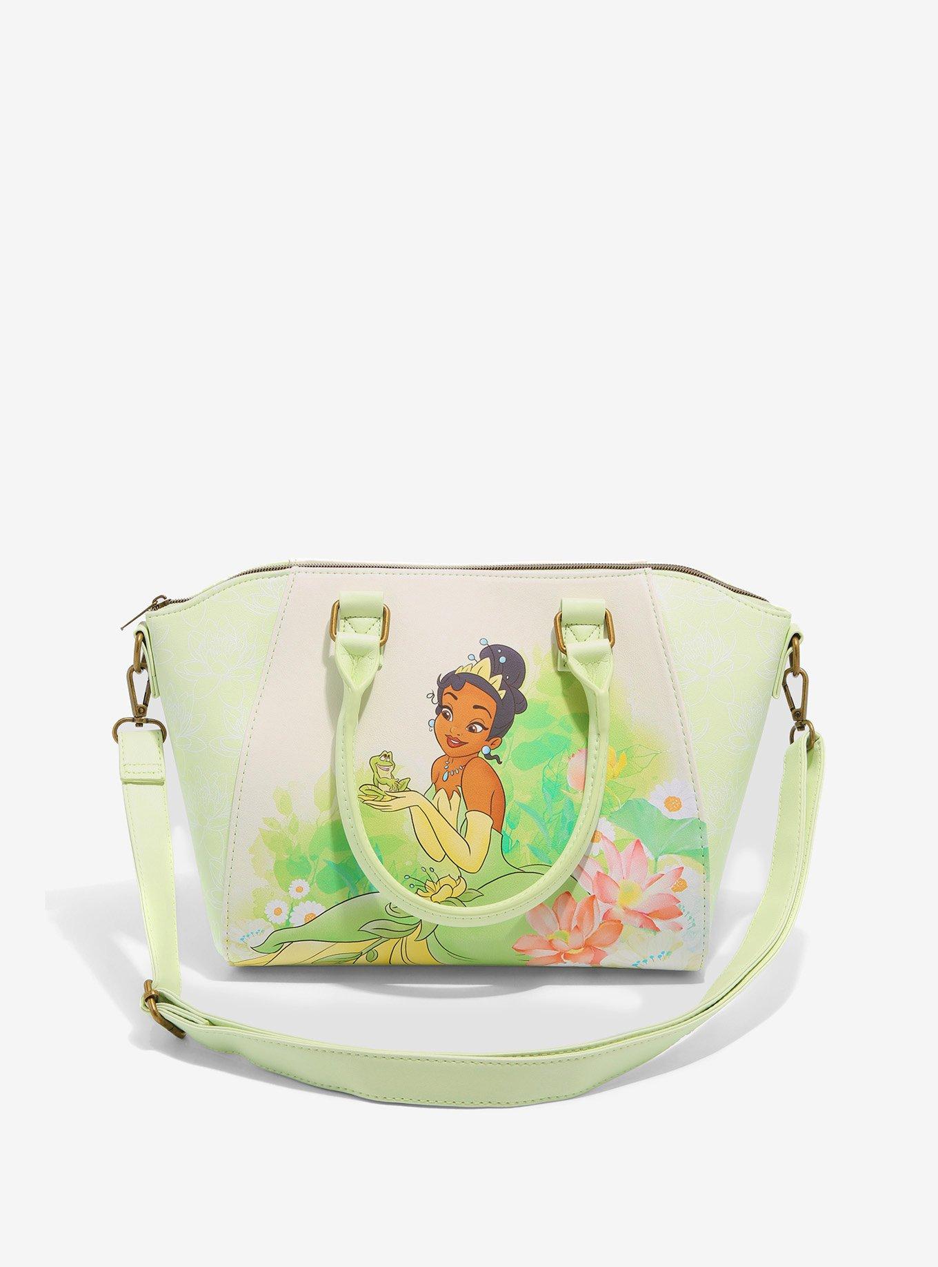 Loungefly Disney The Princess And The Frog Watercolor Satchel Bag, , alternate