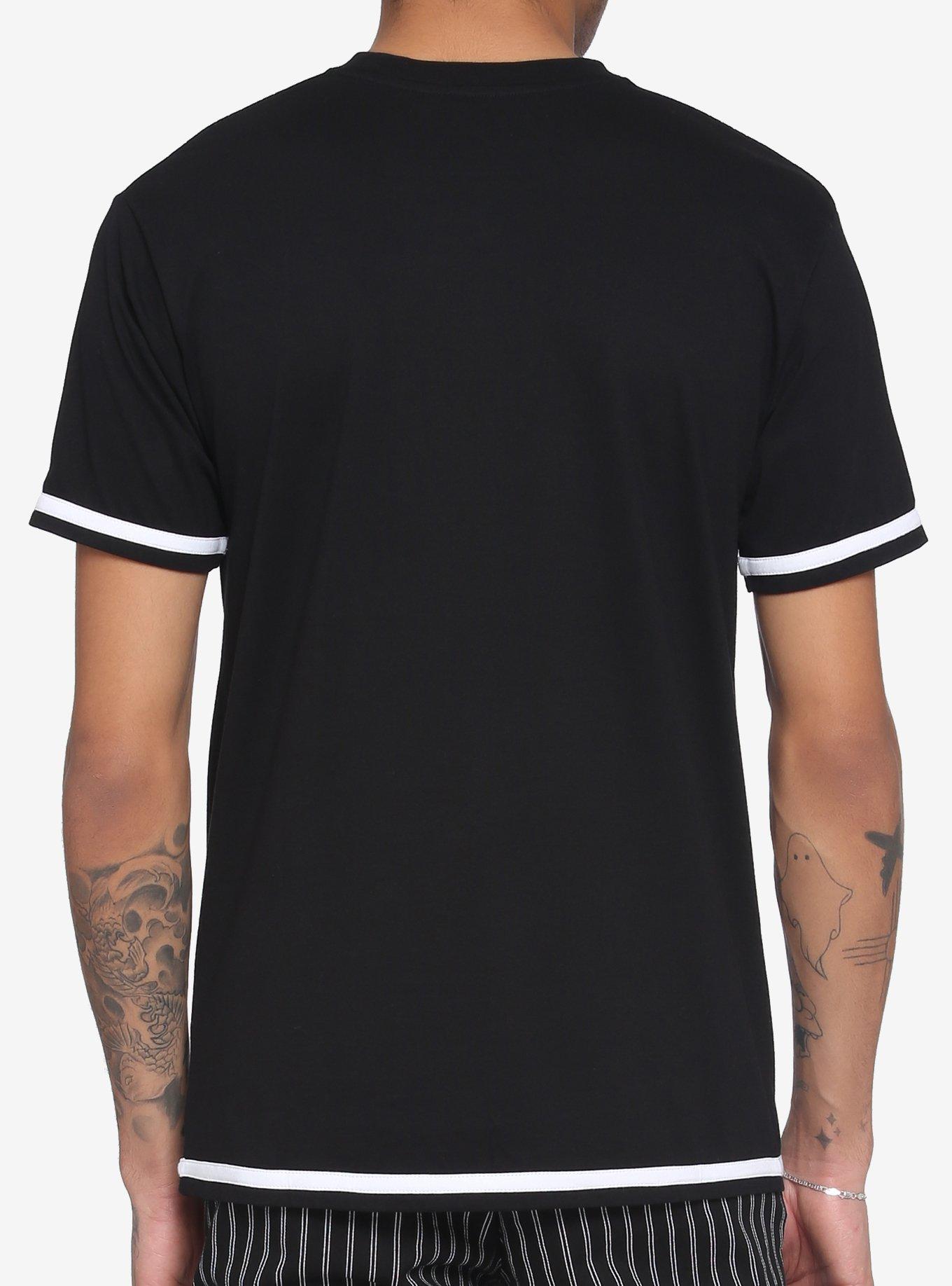 RIP Mesh Panel T-Shirt, BLACK, alternate