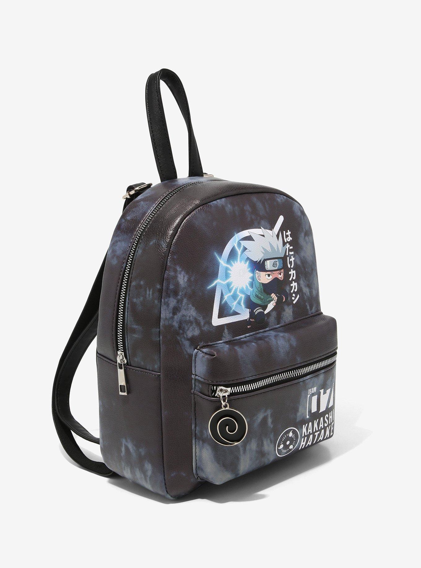 Naruto Shippuden Kakashi Mini Backpack Anime Bioworld Hot topic NWT