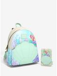 Loungefly Disney The Little Mermaid Shell Mini Backpack, , alternate