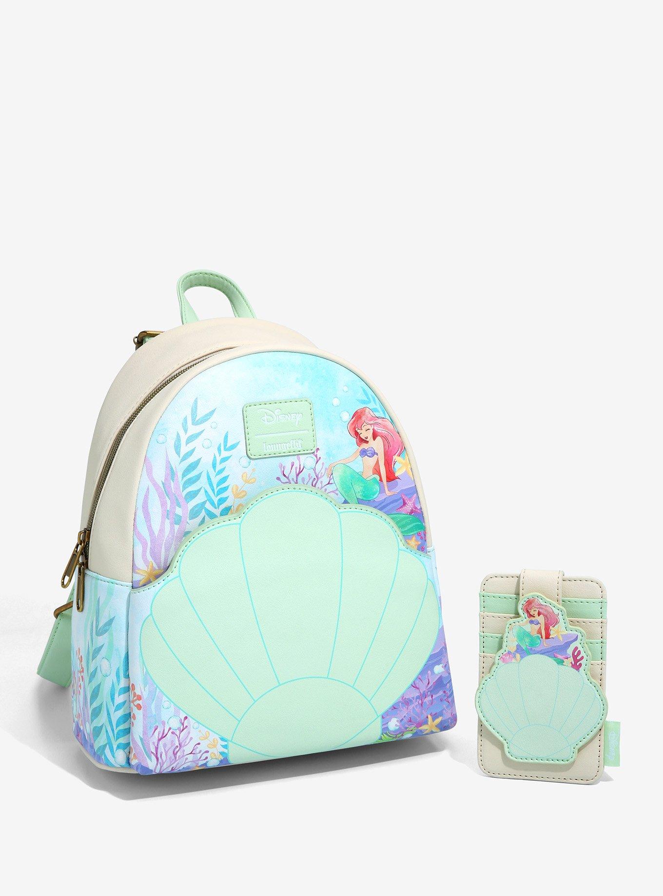 Loungefly Disney The Little Mermaid Shell Mini Backpack, , alternate