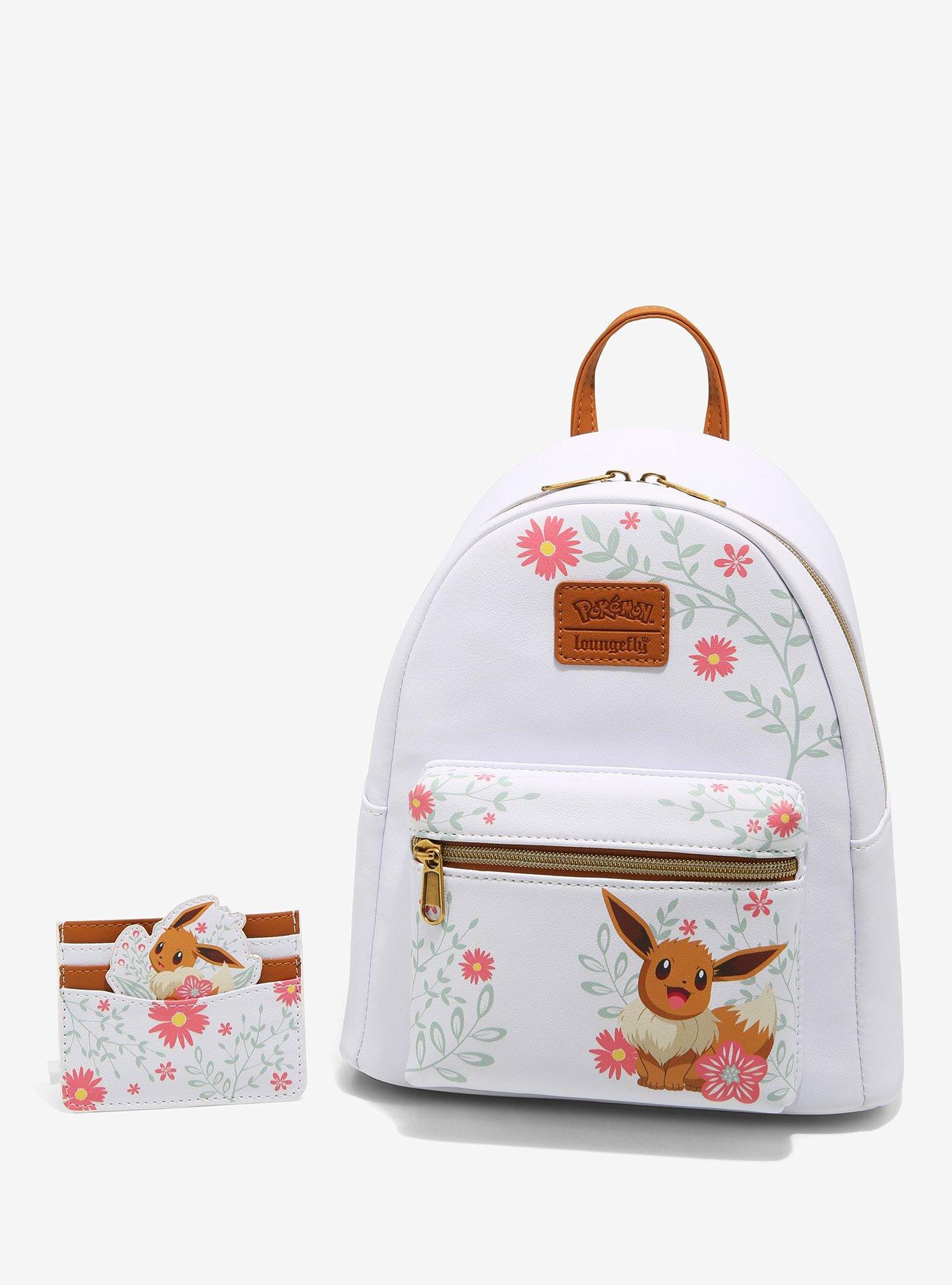 Loungefly Pokemon Eevee Spring Flowers Mini Backpack, , alternate