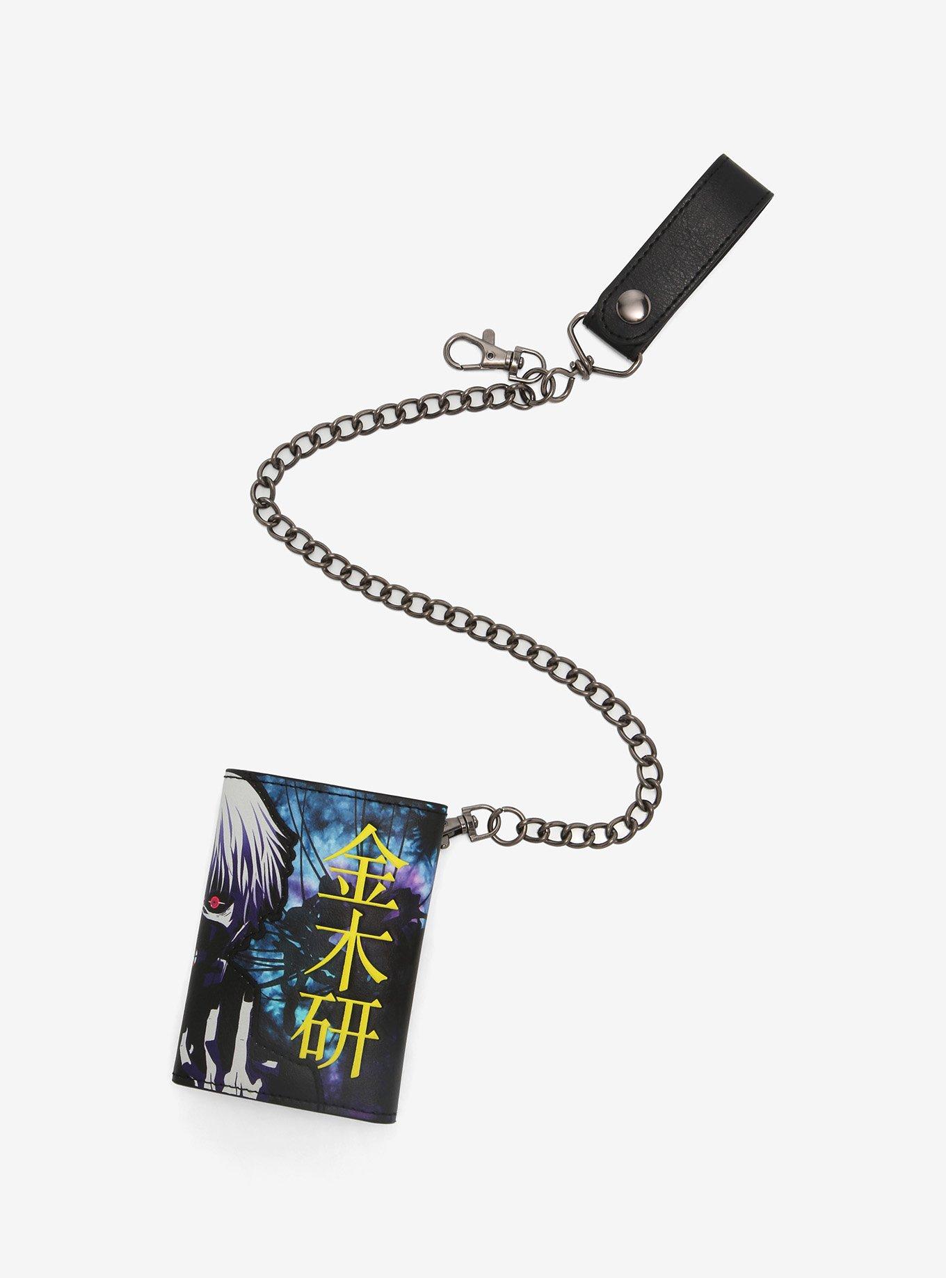 Tokyo Ghoul Ken Kaneki Split Trifold Chain Wallet, , alternate